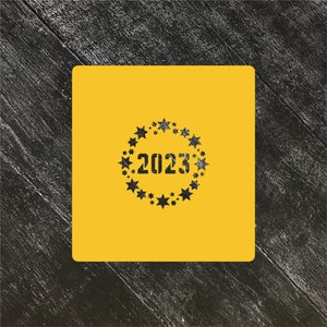 Трафарет Новый год 2023 №4