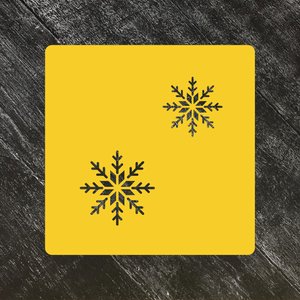 Трафарет новогодний №80