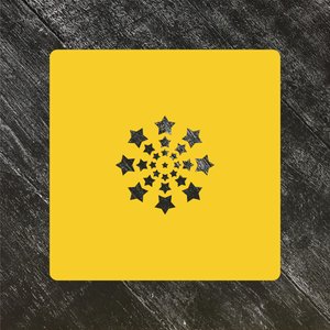 Трафарет новогодний №83